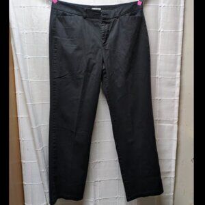 Dockers Pants Womens Ideal Fit Size 10 Med Metro Pant Black